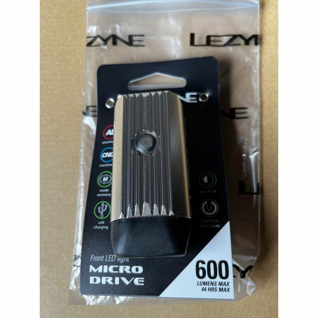 ★新品 LEZYNE MICRO DRIVE 600XL レザイン ライト スポーツ/アウトドアの自転車(その他)の商品写真