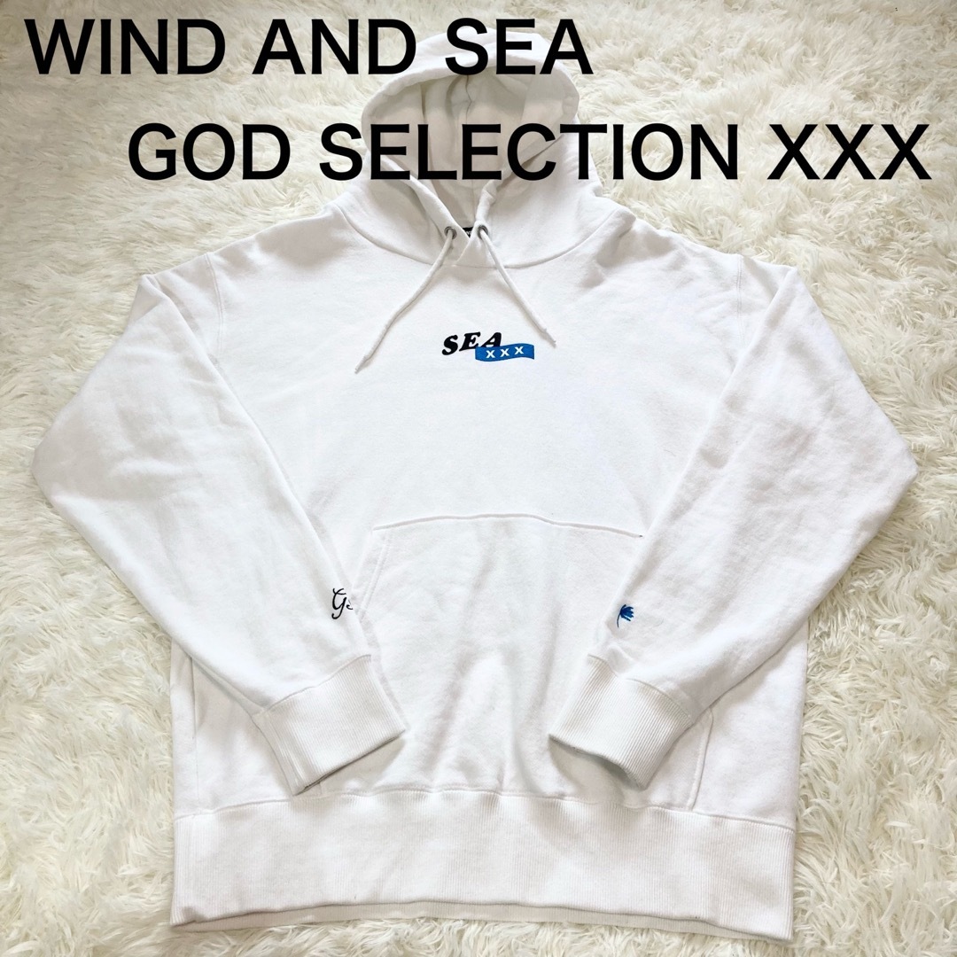 wind and sea x godselectionxxxコラボパーカー