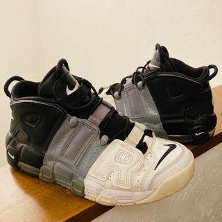 ナイキ(NIKE)の【激レア】NIKE AIR MORE UPTEMPO GS TRI-COLOR(スニーカー)