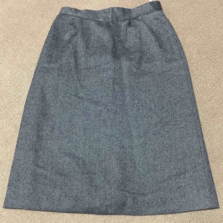 【大きいサイズ】膝下スカート　台形スカート　(ひざ丈スカート)