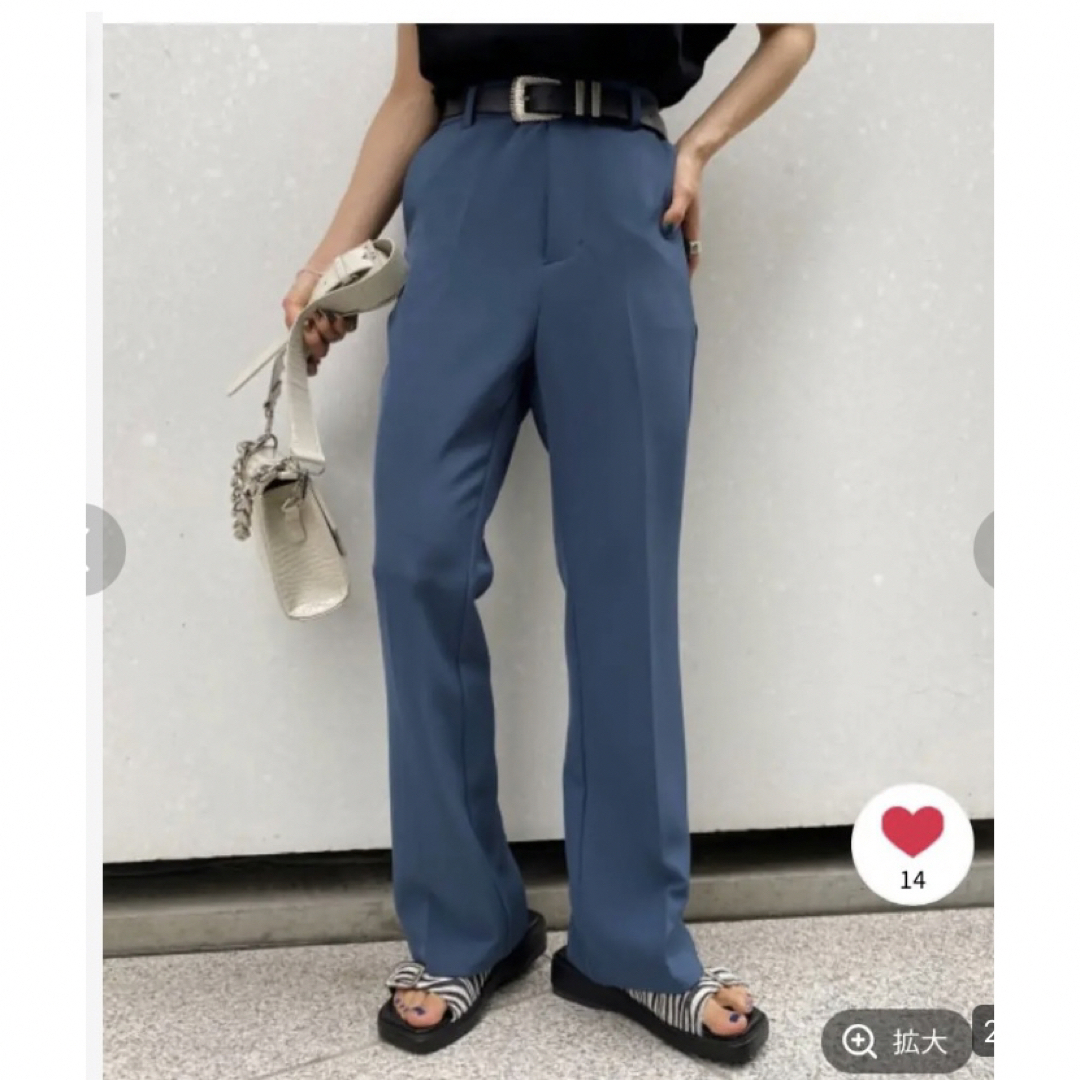 PAGEBOY(ページボーイ)のWEB限定PAGEBOYセンタープレスフレアパンツ メンズのパンツ(スラックス)の商品写真