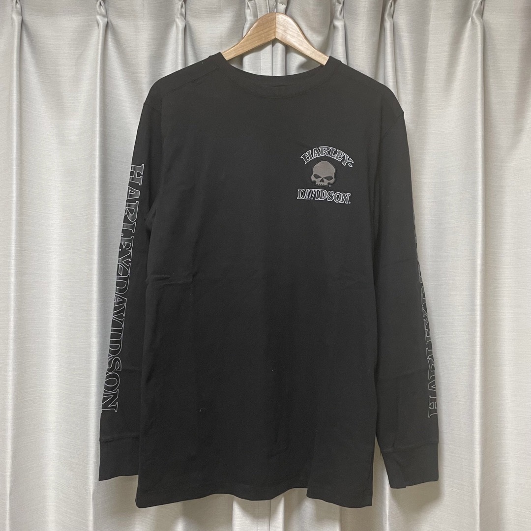 M着丈HARLEY-DAVIDSON スカルロングスリーブTシャツ