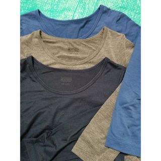 ユニクロ(UNIQLO)のヒートテック3枚　120(下着)