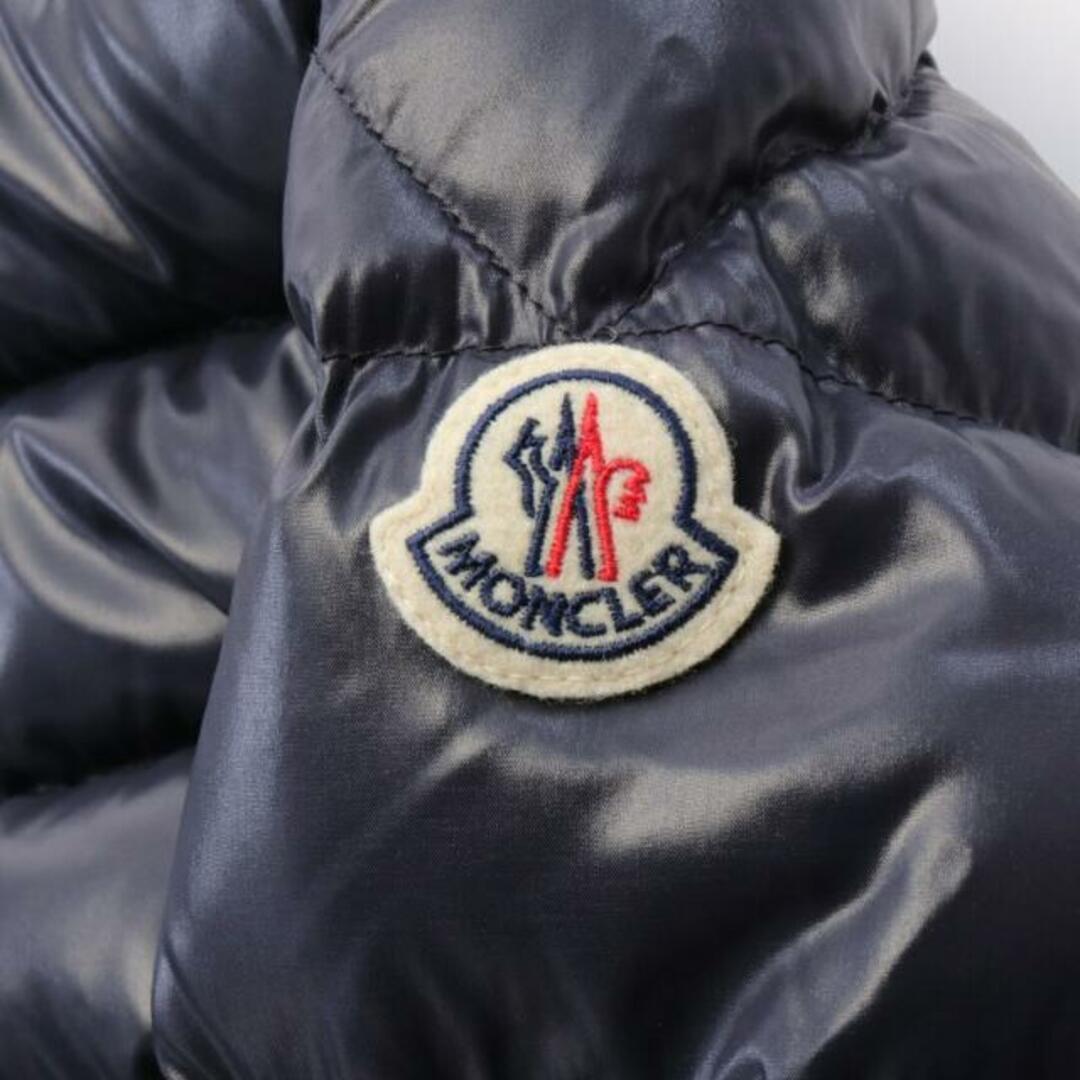 MONCLER(モンクレール)のALBERIC ダウンジャケット ネイビー マルチカラー キッズ フード付き キッズ/ベビー/マタニティのキッズ服女の子用(90cm~)(ジャケット/上着)の商品写真