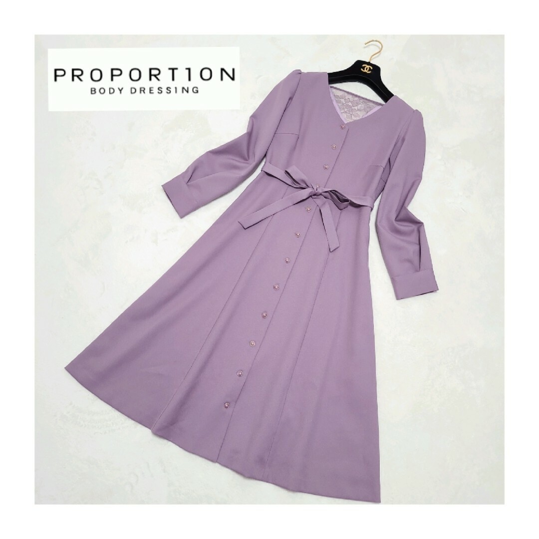 〘新品〙PROPORTION BODY DRESSING＊バックレースワンピース