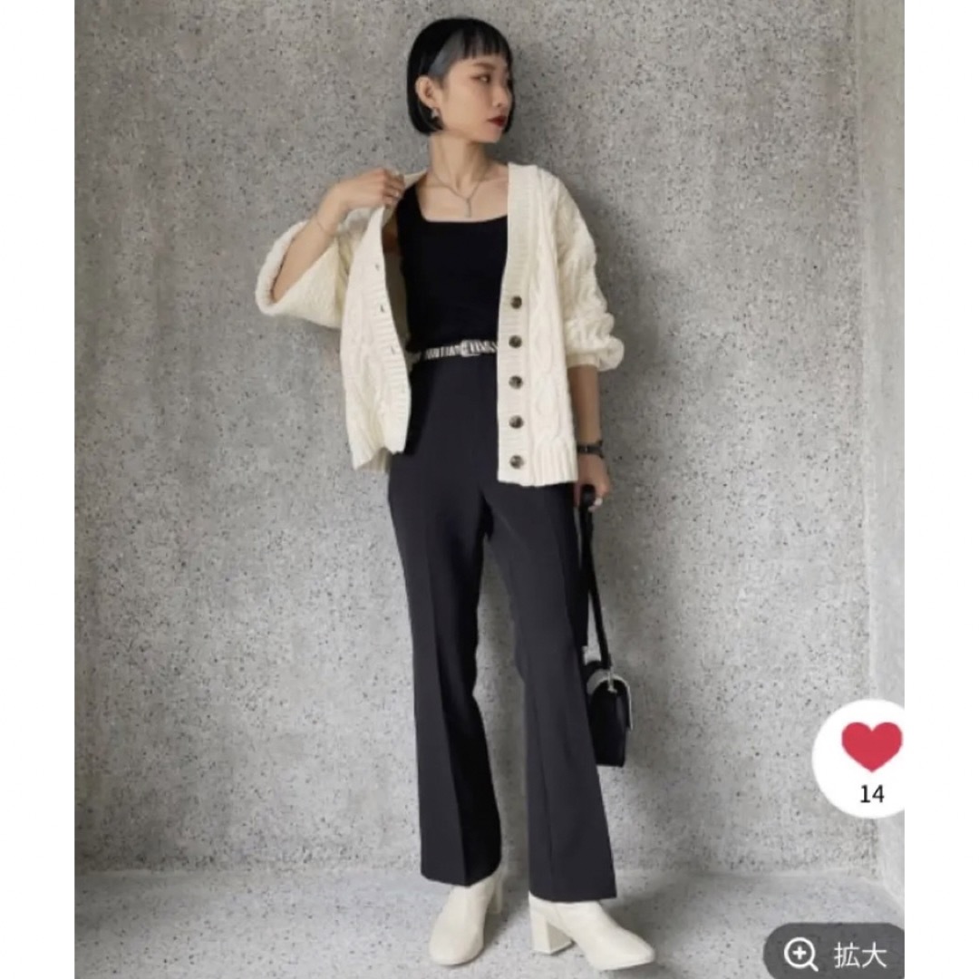 PAGEBOY(ページボーイ)のWEB限定PAGEBOYセンタープレスフレアパンツ メンズのパンツ(スラックス)の商品写真