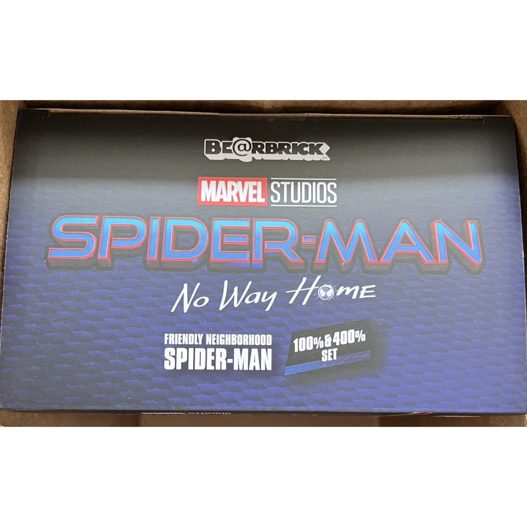 BE@RBRICK - BE@RBRICK FRIENDLY SPIDER-MAN 100％&400％の通販 by