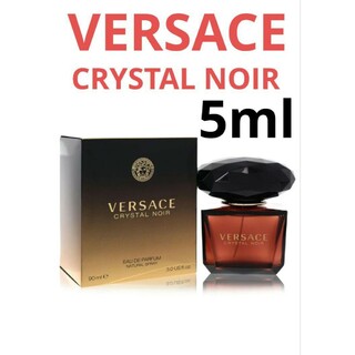 ヴェルサーチ(VERSACE)の5ml VERSACE CRYSTAL NOIR(香水(女性用))