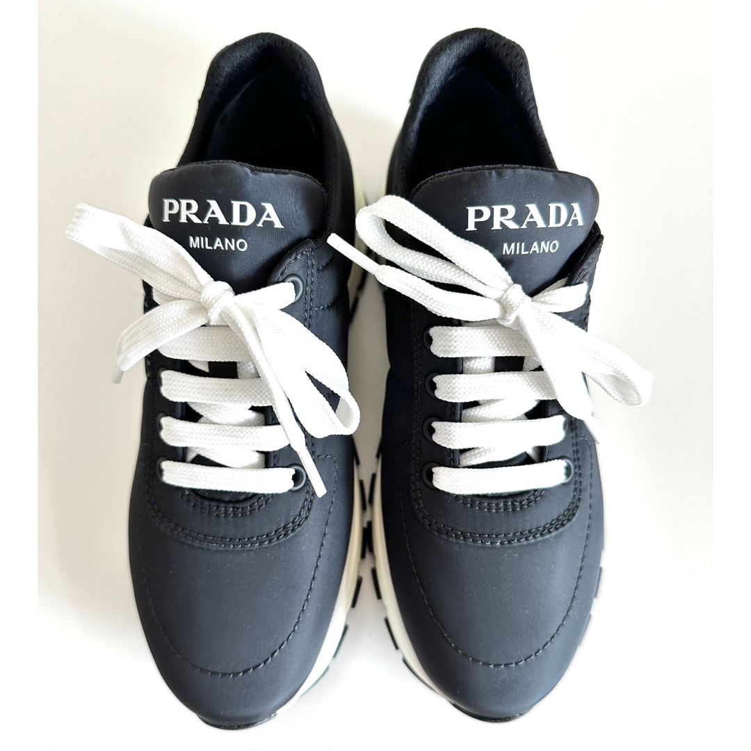 PRADA ナイロン スニーカー 36.5 23.5cm ブラック