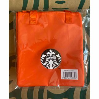 スターバックスコーヒー(Starbucks Coffee)のスターバックス　BEAMS 保冷バッグ オレンジ  S スタバ　トートバッグ(トートバッグ)