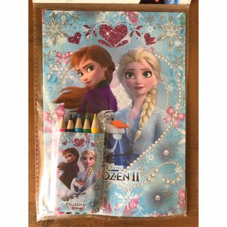 アナトユキノジョオウ(アナと雪の女王)の新品　アナと雪の女王2 ぬり絵　色鉛筆付き(その他)