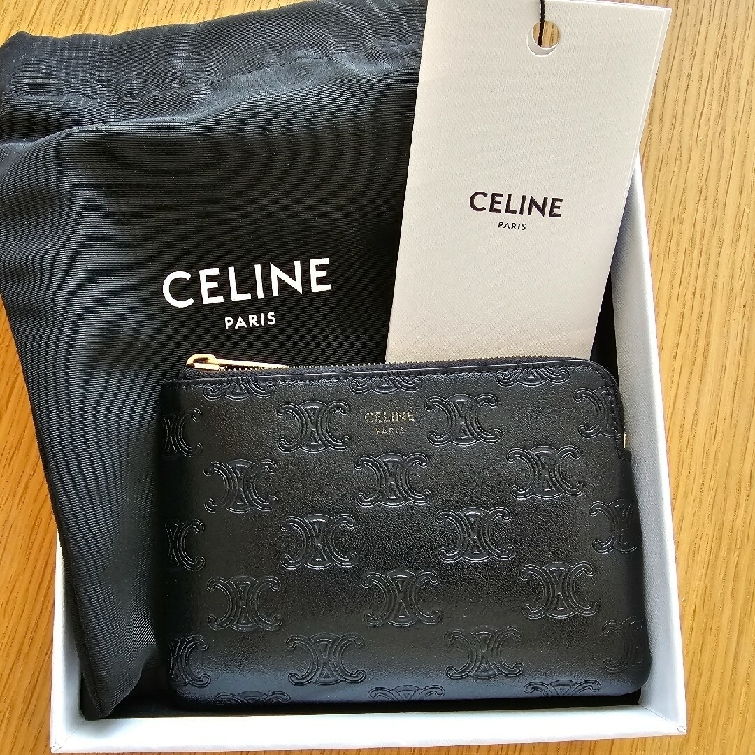 CELINE セリーヌ フック付きコイン&カードポーチs-152904