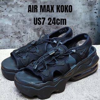 ナイキ(NIKE)のNIKE ナイキ AIR MAX KOKO 24cm エアマックスココ ブラック(サンダル)