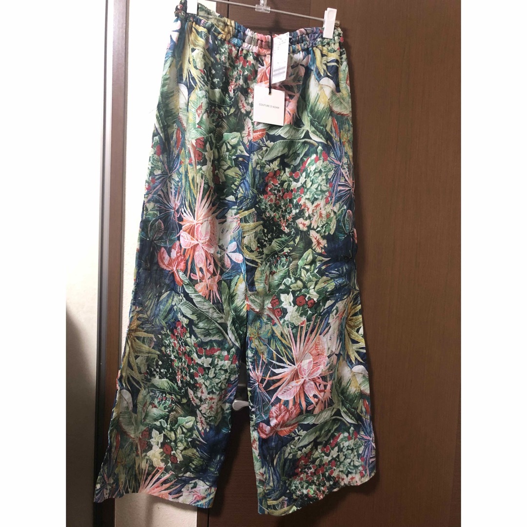 L'Appartement DEUXIEME CLASSE - Botanical Pattern Ramie Easy Pants