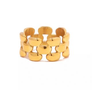 アダムエロぺ(Adam et Rope')の【Design gold ring】#632 18k(リング(指輪))