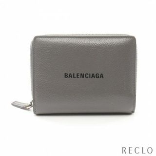 バレンシアガ(Balenciaga)のCASH 二つ折り財布 レザー グレー(財布)