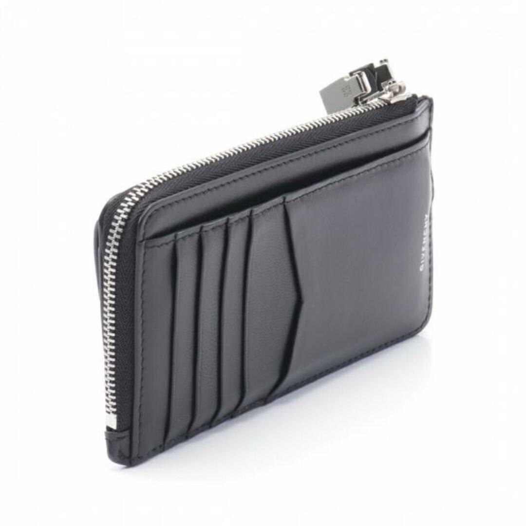 GIVENCHY(ジバンシィ)の4G カードケース コインケース レザー ブラック フックチャーム付き レディースのファッション小物(財布)の商品写真