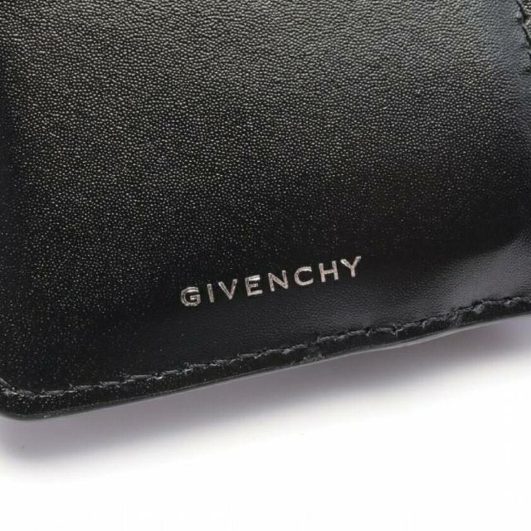 GIVENCHY(ジバンシィ)の4G カードケース コインケース レザー ブラック フックチャーム付き レディースのファッション小物(財布)の商品写真