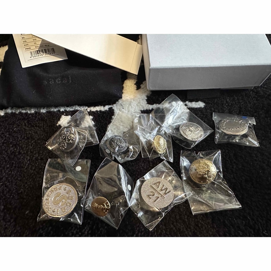 新品未使用 sacai 21aw PINS SET サカイ