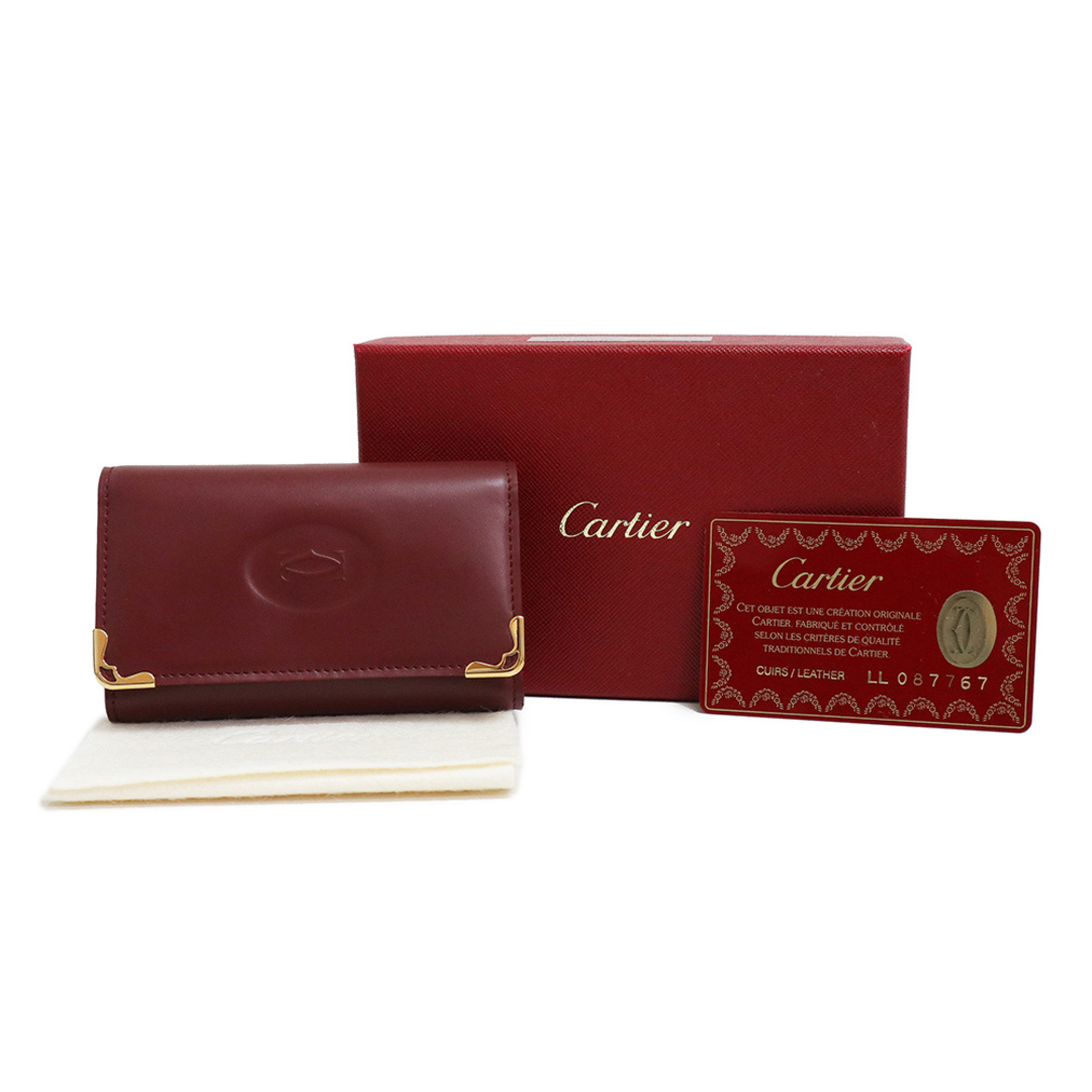 ★新品未使用★カルティエ Cartier 6連キーケース マストライン ボルドー