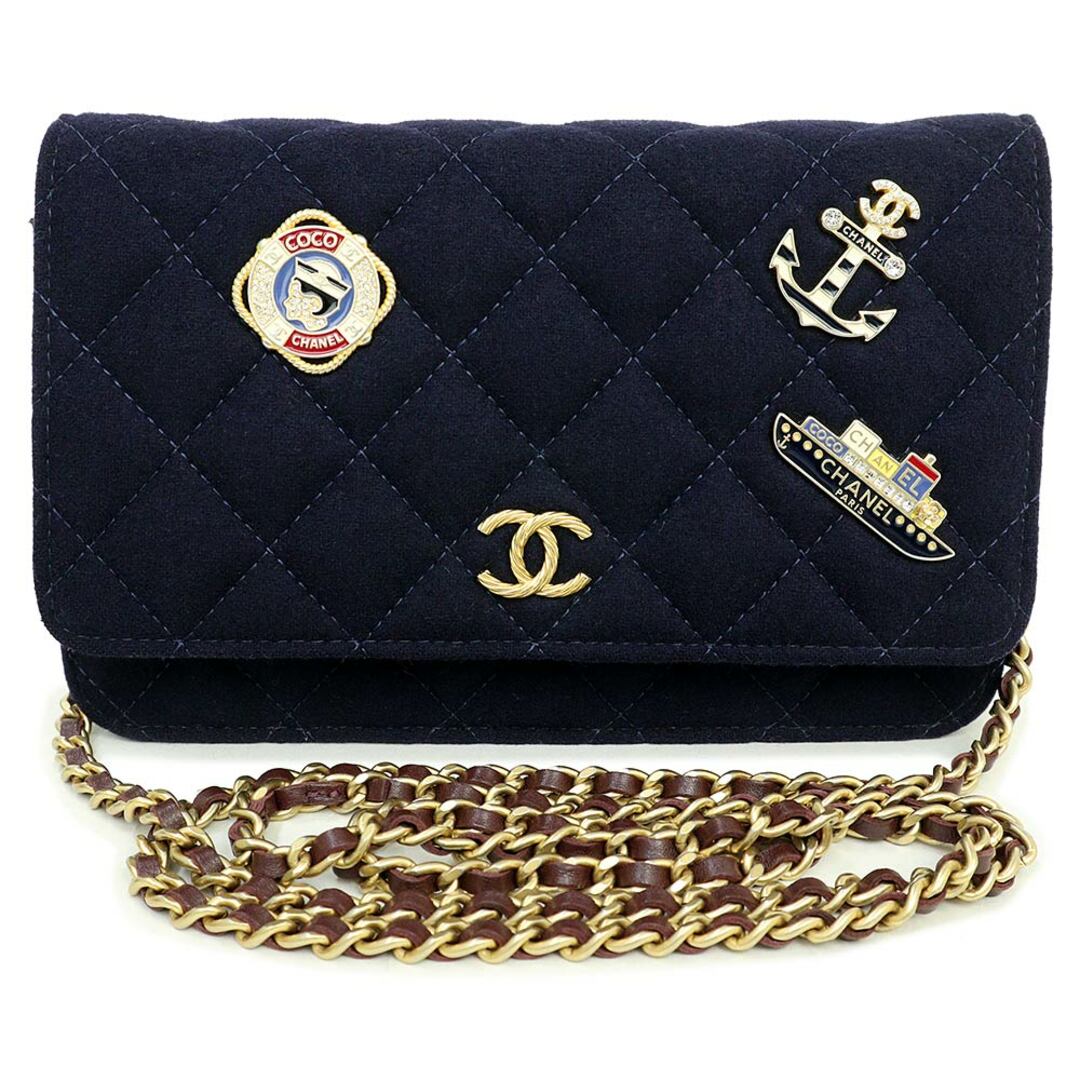 CHANEL - シャネル チェーンウォレット 二つ折り長財布 ショルダー