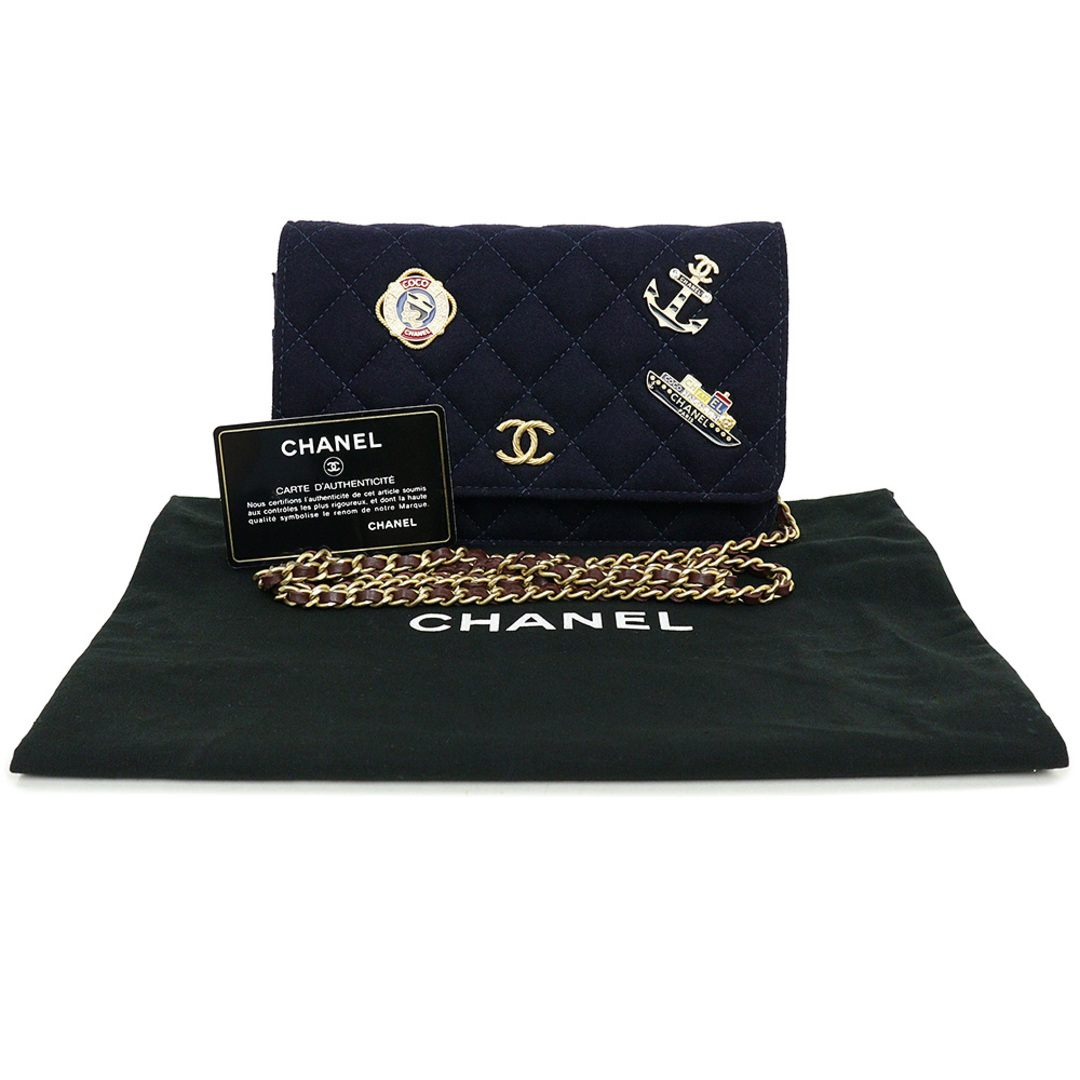 CHANEL - シャネル チェーンウォレット 二つ折り長財布 ショルダー