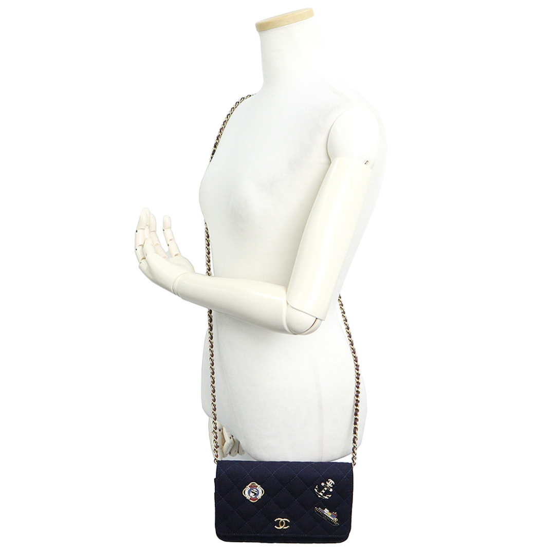 CHANEL - シャネル チェーンウォレット 二つ折り長財布 ショルダー