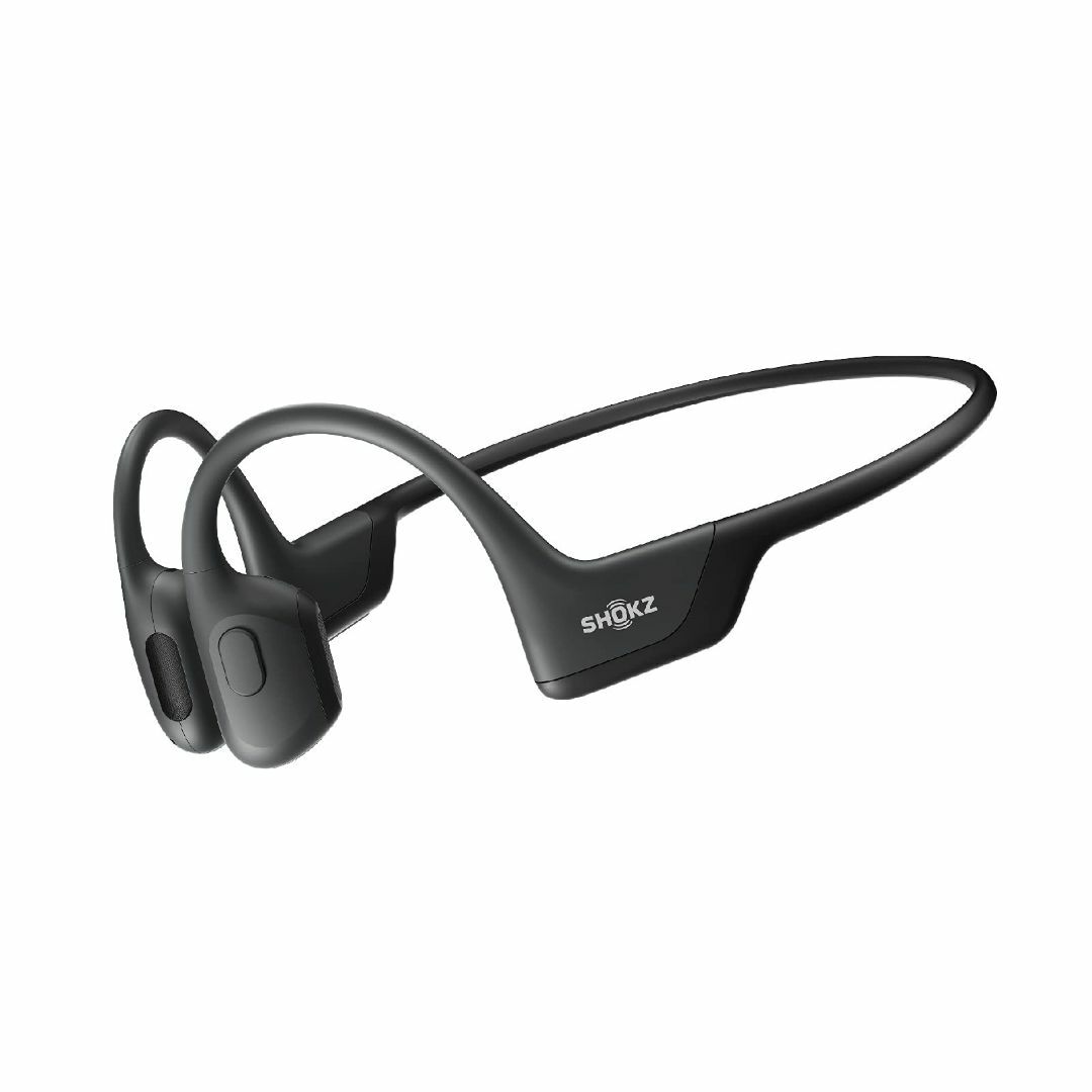 【色: ブラック】Shokz OpenRun Pro 骨伝導イヤホン 最新骨伝導