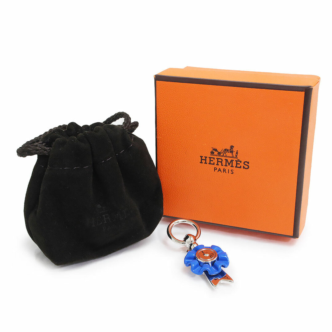Hermes - エルメス フロット ツイリー スカーフリング ブルーヴィフ 青