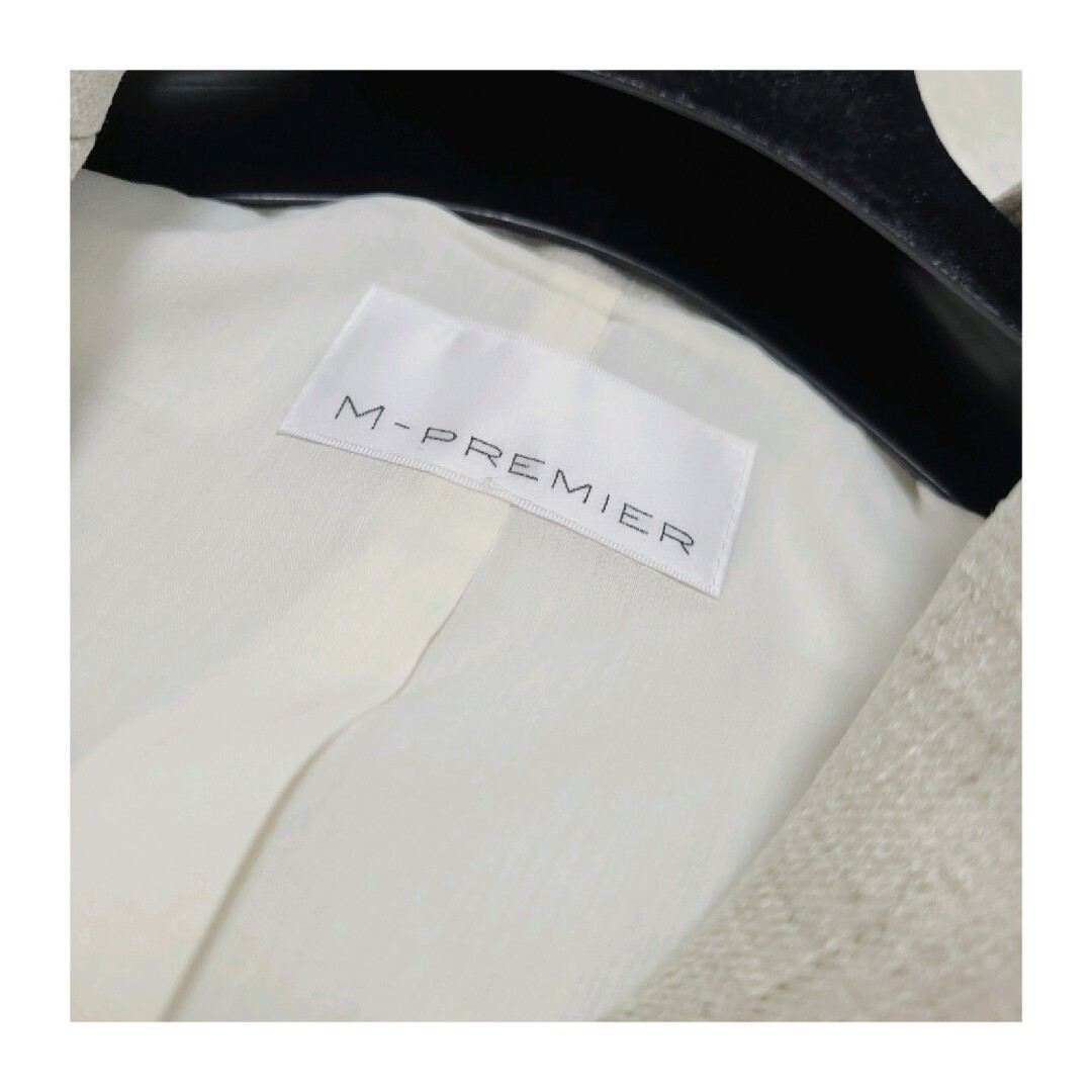 M-premier - 〘2020年発売〙M-PREMIER*リネンライクダブルジャケット