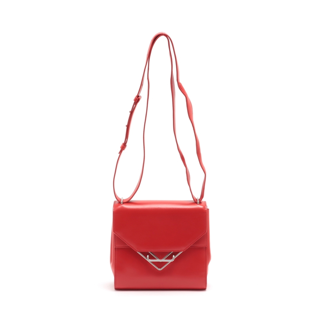 BOTTEGA VENETA - ボッテガヴェネタ  レザー  レッド レディース ショルダーバッグ