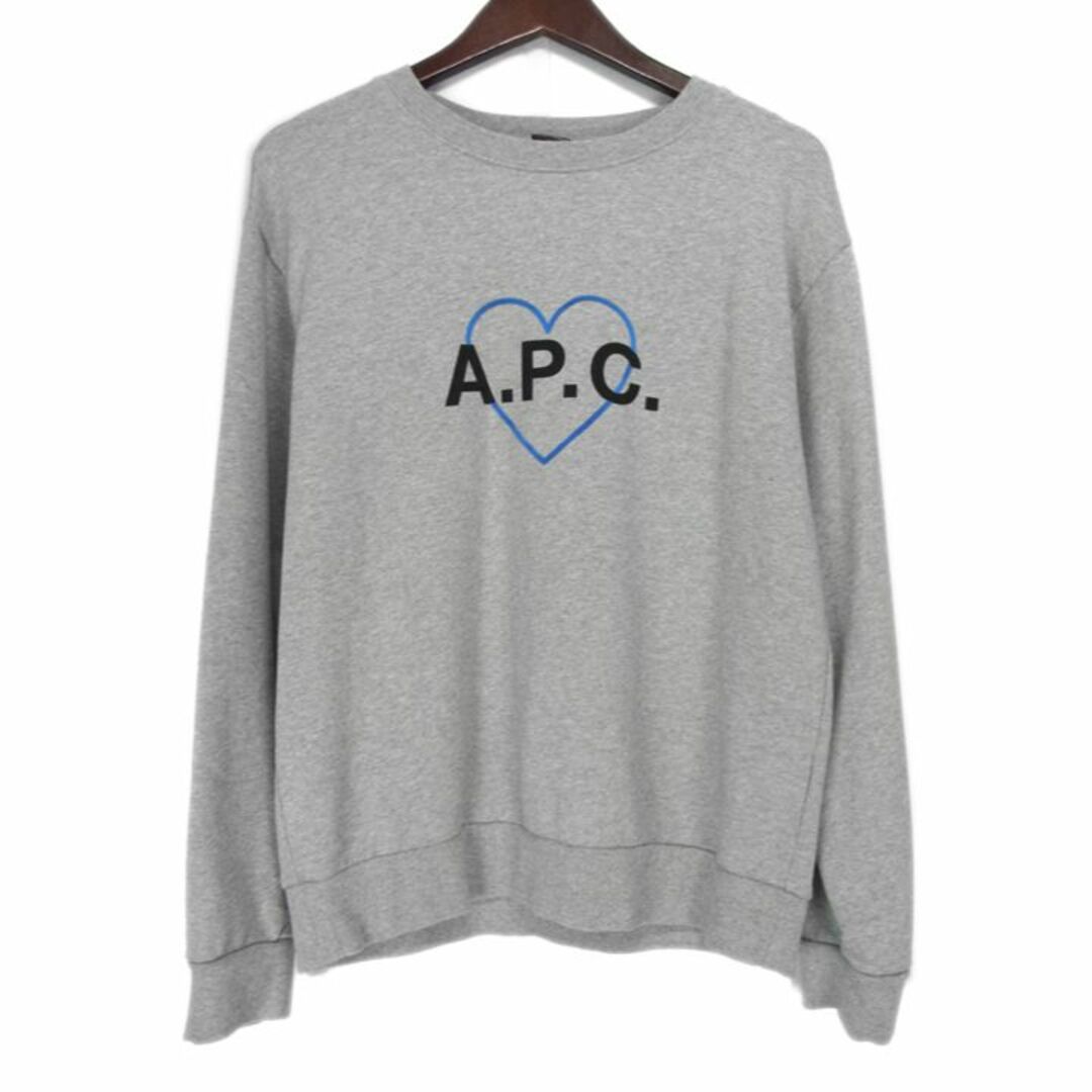 未使用　A.P.C. アーペーセー　スウェットトレーナー　ブラック