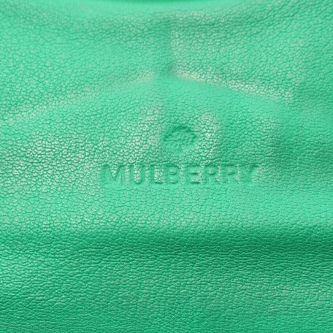 Mulberry(マルベリー)の 二つ折り長財布 レザー グリーン レディースのファッション小物(財布)の商品写真