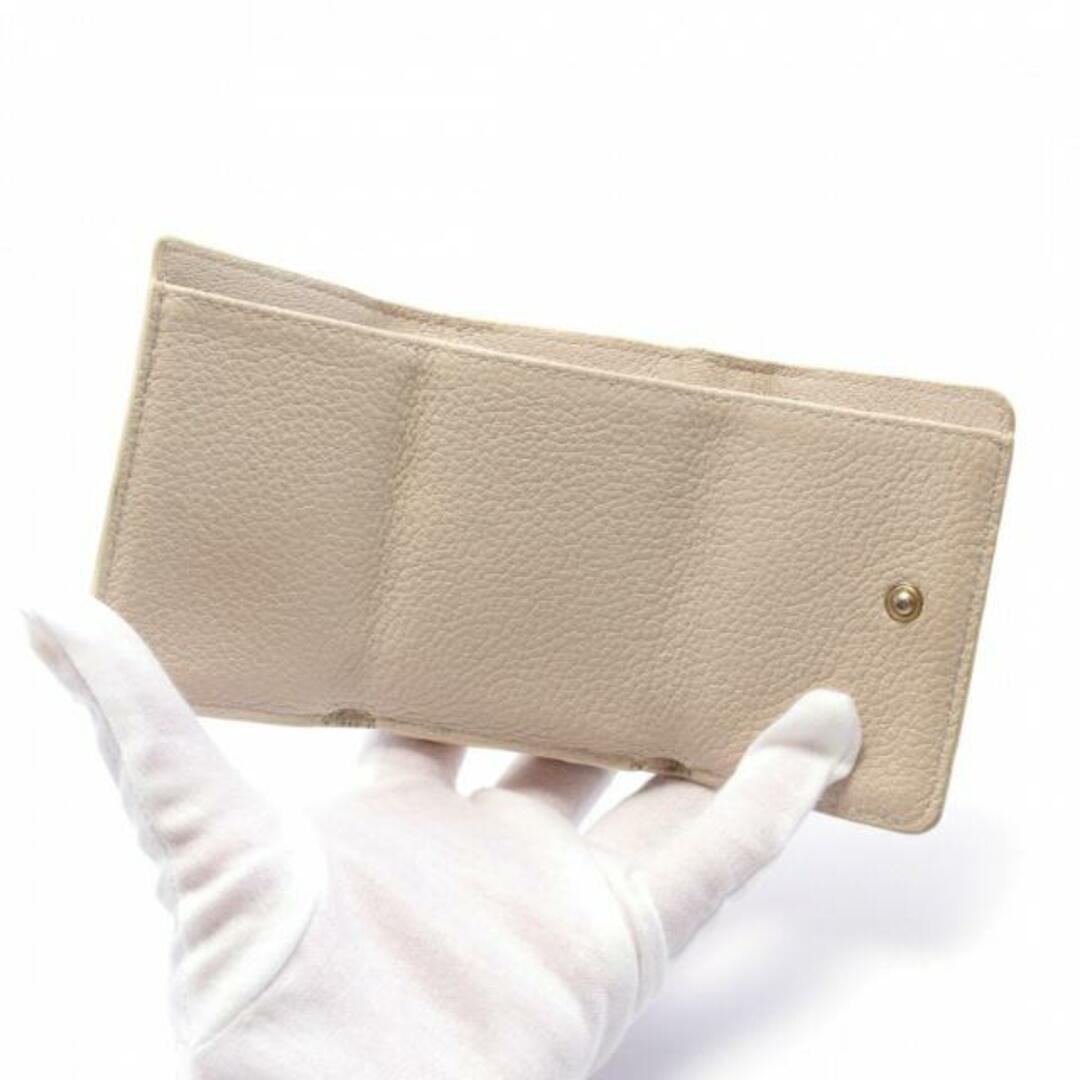 SEE BY CHLOE(シーバイクロエ)のTILDA 三つ折り財布 レザー ベージュ レディースのファッション小物(財布)の商品写真