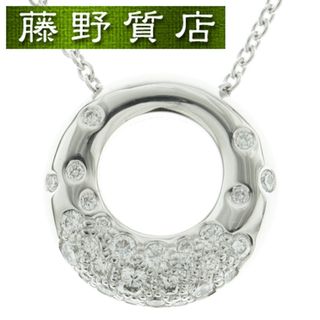 （新品仕上げ済）ショーメ CHAUMET クラスワン クルーズ ネックレス K18 WG × ブルートパーズ × ダイヤモンド ペンダント 8556