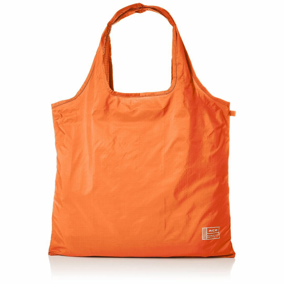 【色: オレンジ】エース エコバッグ とにかく小さく運べる マイバッグ 折りたた