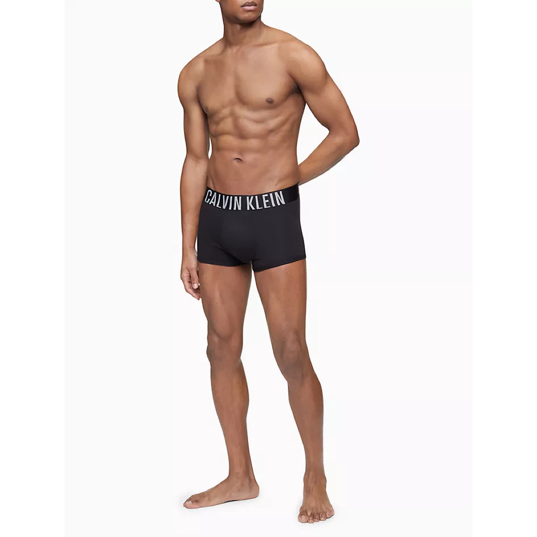 Calvin Klein(カルバンクライン)の新品　カルバンクライン　ボクサーパンツ　ローライズ　ロゴ ブラック S メンズのアンダーウェア(ボクサーパンツ)の商品写真