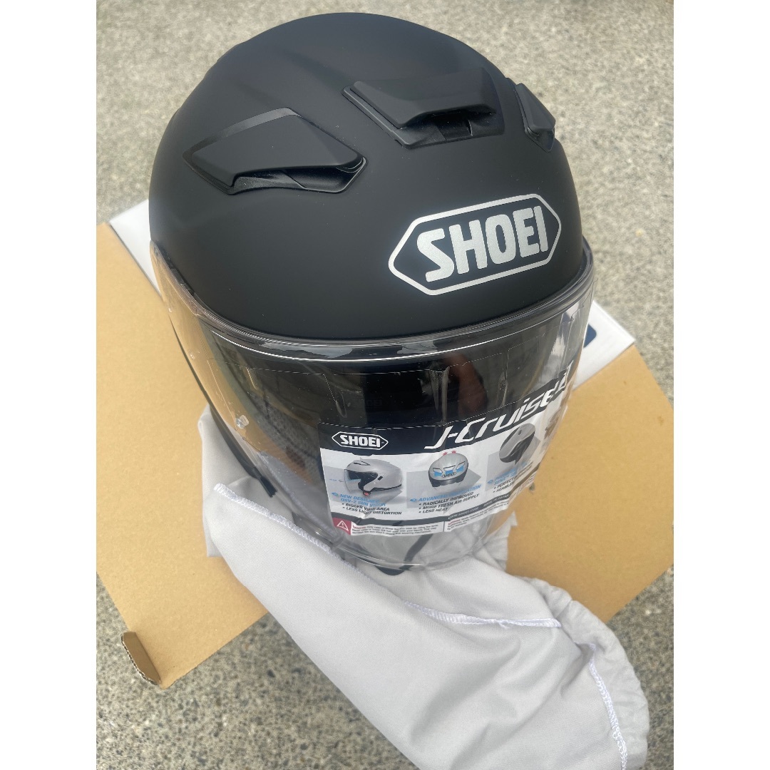 ショウエイジェットヘルメットバイク