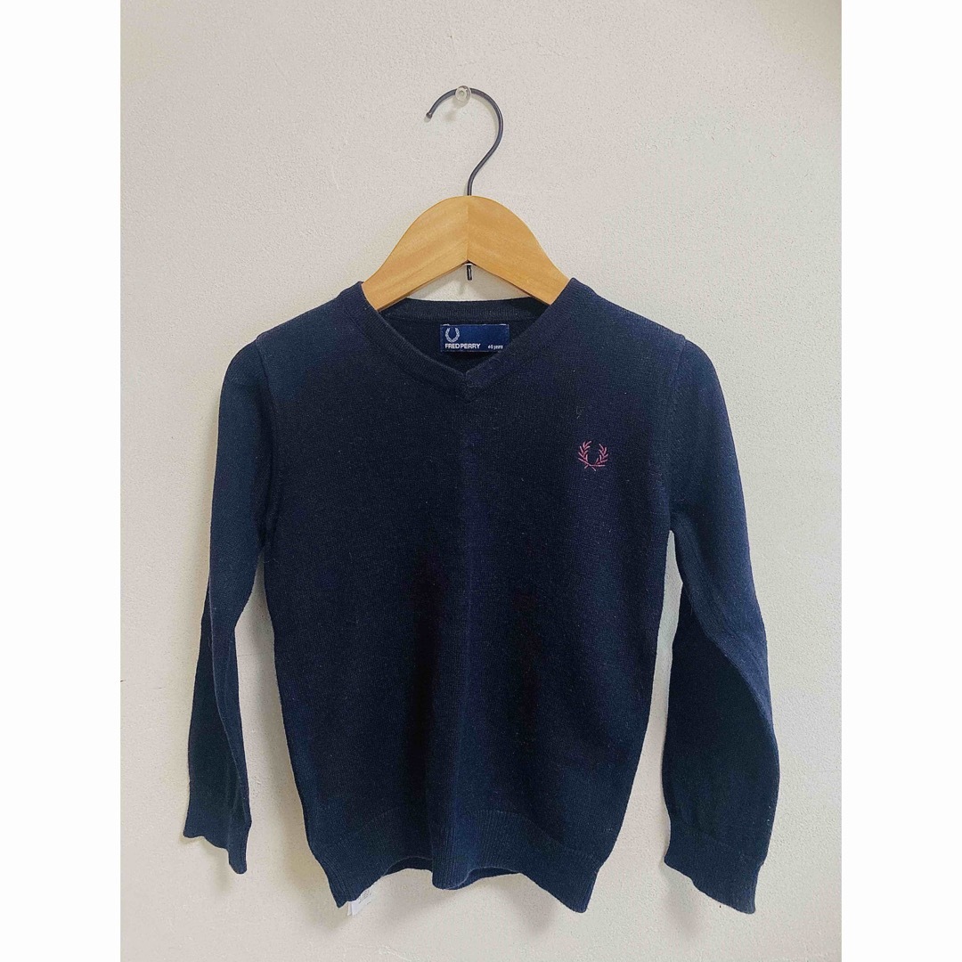 FRED PERRY(フレッドペリー)のフレッドペリー110cm(4-5years)ニット＆ポロシャツ キッズ/ベビー/マタニティのキッズ服男の子用(90cm~)(Tシャツ/カットソー)の商品写真