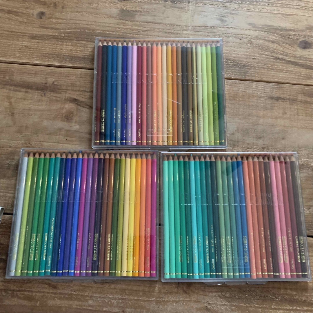 フェリシモ  カラーミュージアム　色鉛筆 500色　25本x3セット