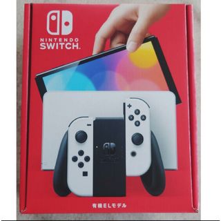 ニンテンドースイッチ(Nintendo Switch)の【新品未開封】任天堂　Switch 有機EL ホワイト　メーカー保証あり(家庭用ゲーム機本体)