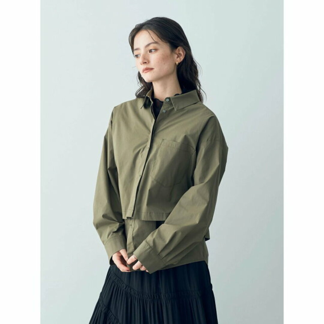 YECCA VECCA(イェッカヴェッカ)の【ブラック】【2点SET】3wayコーディネートセットシャツ/23AW レディースのトップス(シャツ/ブラウス(長袖/七分))の商品写真