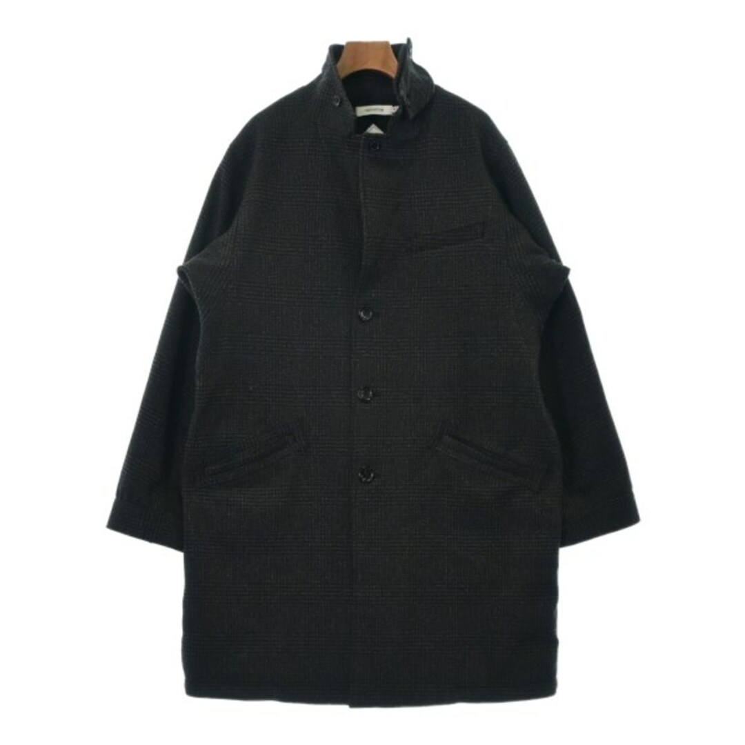 nonnative(ノンネイティブ)のnonnative ステンカラーコート 2(M位) グレー等(グレンチェック) 【古着】【中古】 メンズのジャケット/アウター(ステンカラーコート)の商品写真