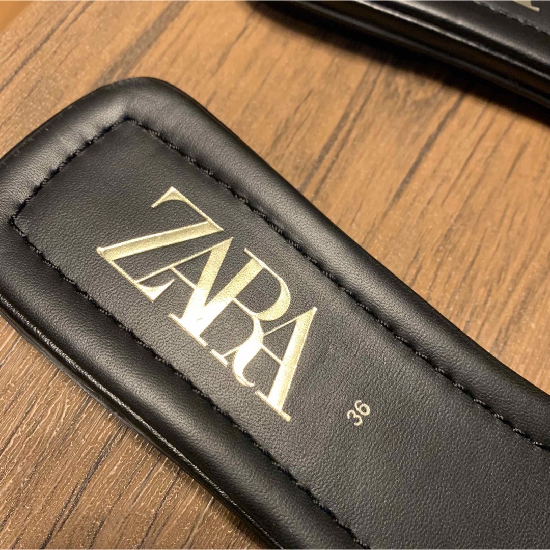 ZARA(ザラ)のZARA フラットサンダル 新品未使用 36 レディースの靴/シューズ(サンダル)の商品写真