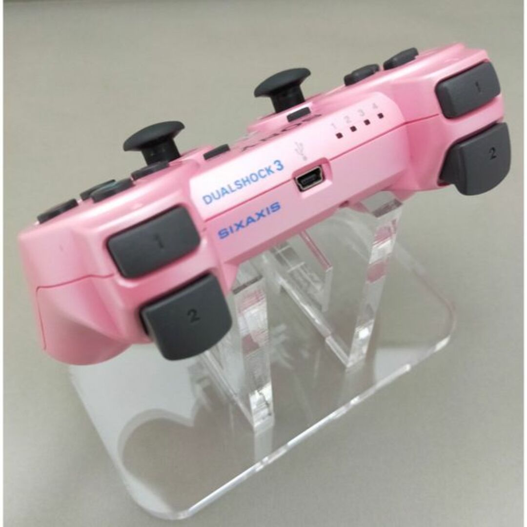 【ランクS美品】PS3 コントローラー デュアルショック3 キャンディピンク エンタメ/ホビーのゲームソフト/ゲーム機本体(その他)の商品写真