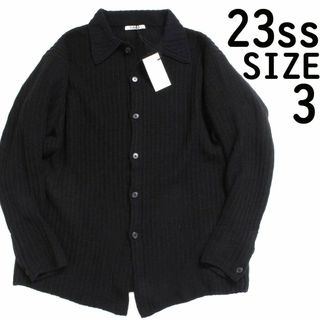 オーラリー(AURALEE)の未使用 AURALEE BRUSHED COTTON WOOL RIB KNIT(ニット/セーター)