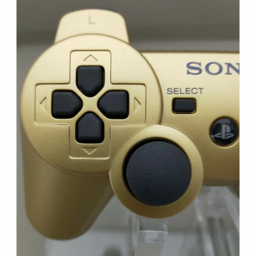 【ランクS美品】PS3 コントローラー デュアルショック3 メタリックゴールド エンタメ/ホビーのゲームソフト/ゲーム機本体(その他)の商品写真