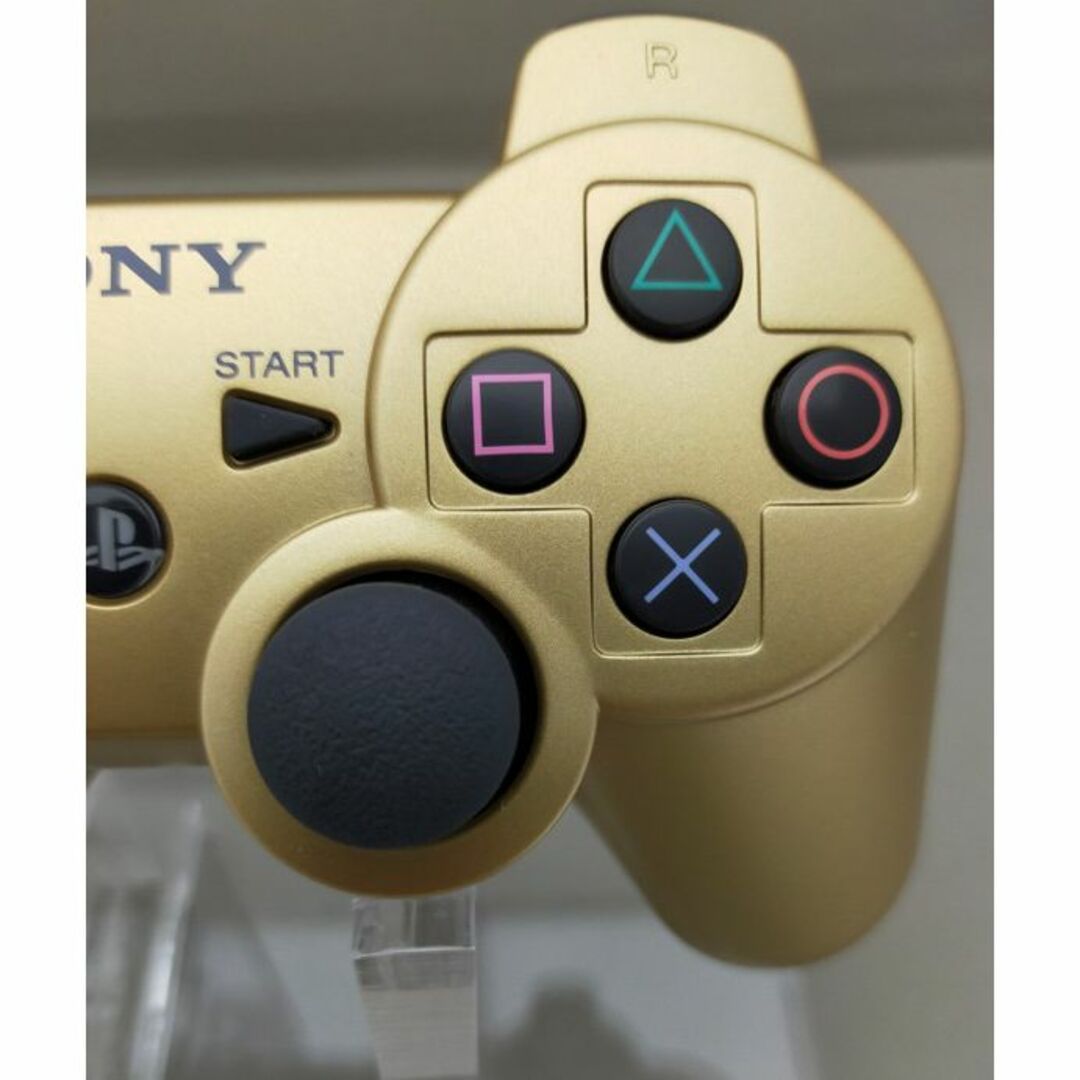 【ランクS美品】PS3 コントローラー デュアルショック3 メタリックゴールド エンタメ/ホビーのゲームソフト/ゲーム機本体(その他)の商品写真