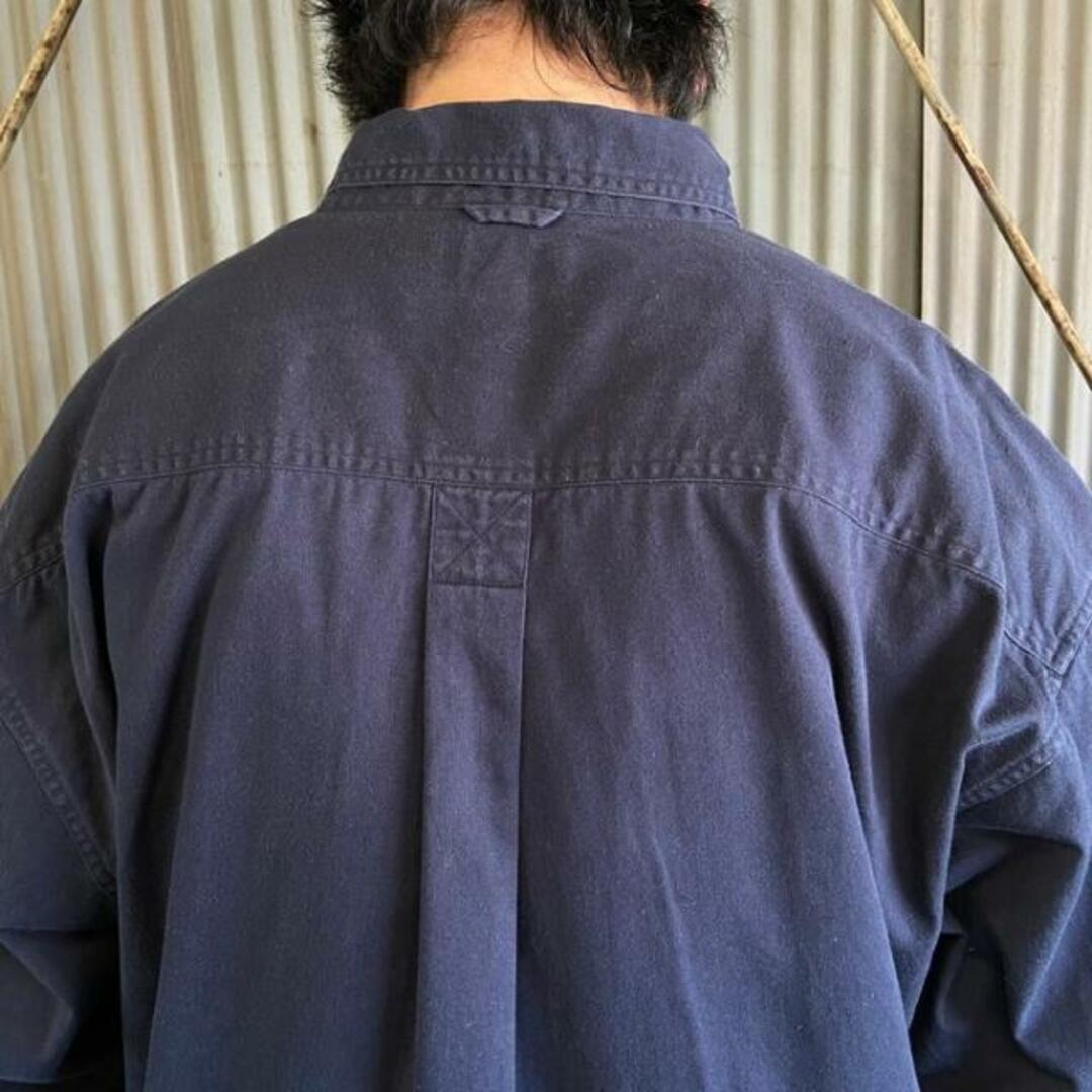 00年代 Timberland ティンバーランド コットン ワークシャツ メンズXL