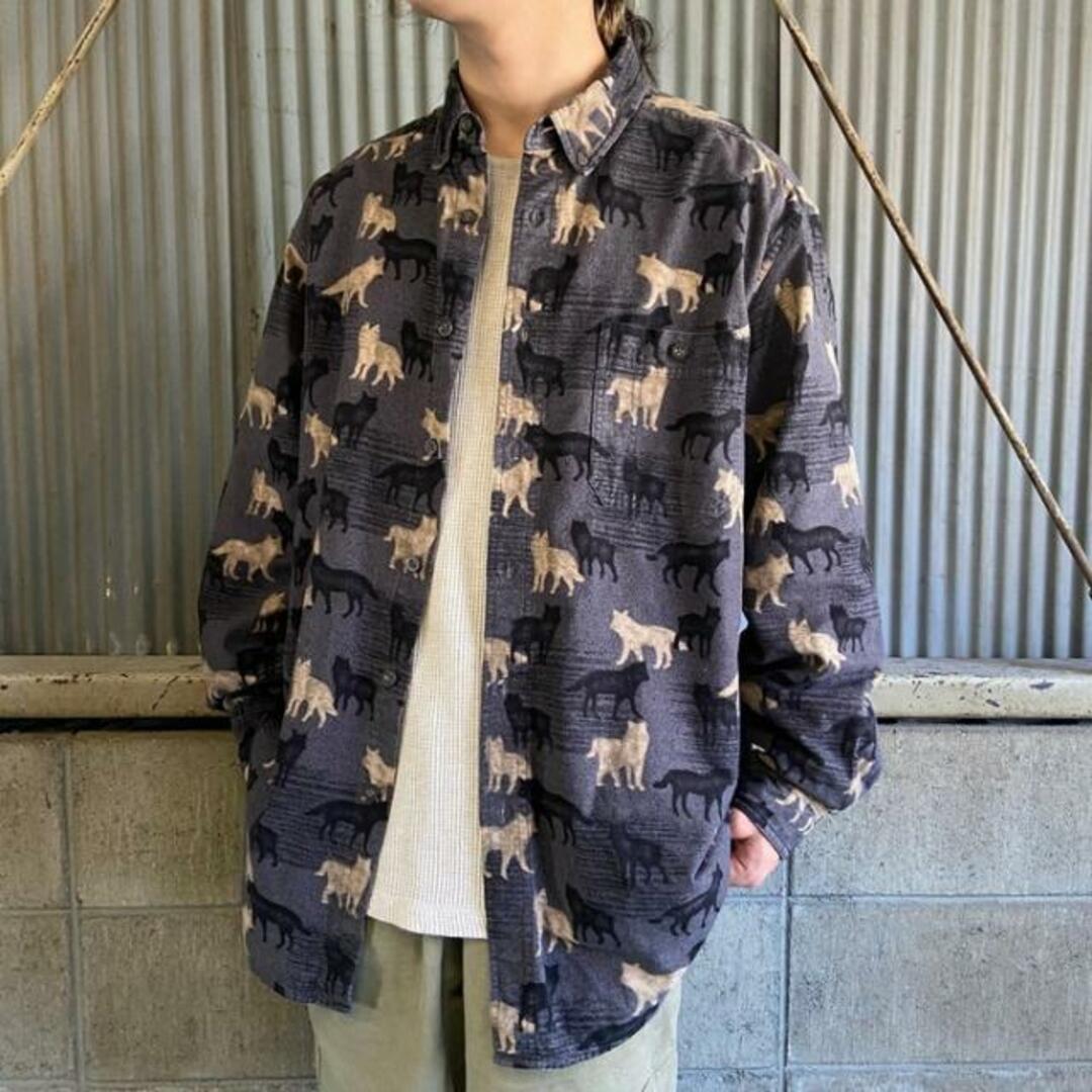 人気品！ TENDERLOIN 長袖 シャツ シャモアクロス フランネル XL